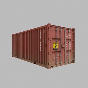 free obj mode shipping container
