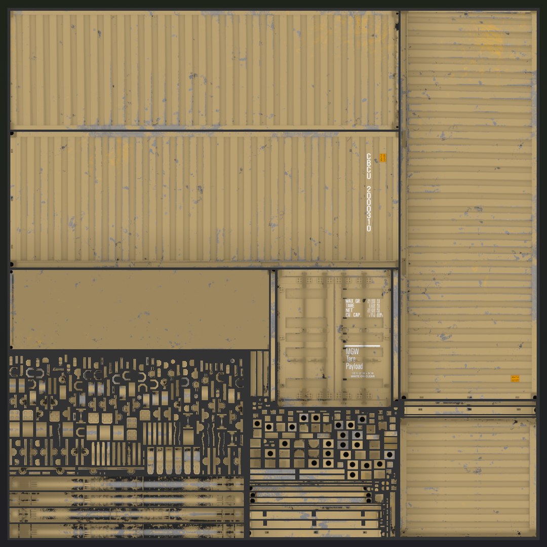 3D Container Model - TurboSquid 2258306