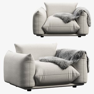 Marenco armchair by Arflex 3D