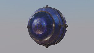 3D Mystical floating orb model