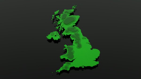 united kingdom 3d model