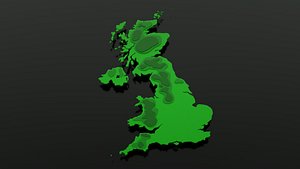 3D UK Map