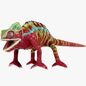 Chameleon Red 3D model