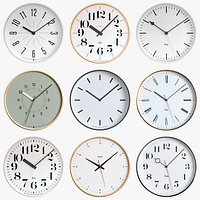 Wall Clock Set 1004