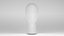 3D Head Display Stand blue model