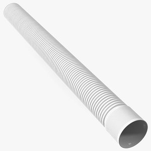 3D Flexible Pipe White 60cm