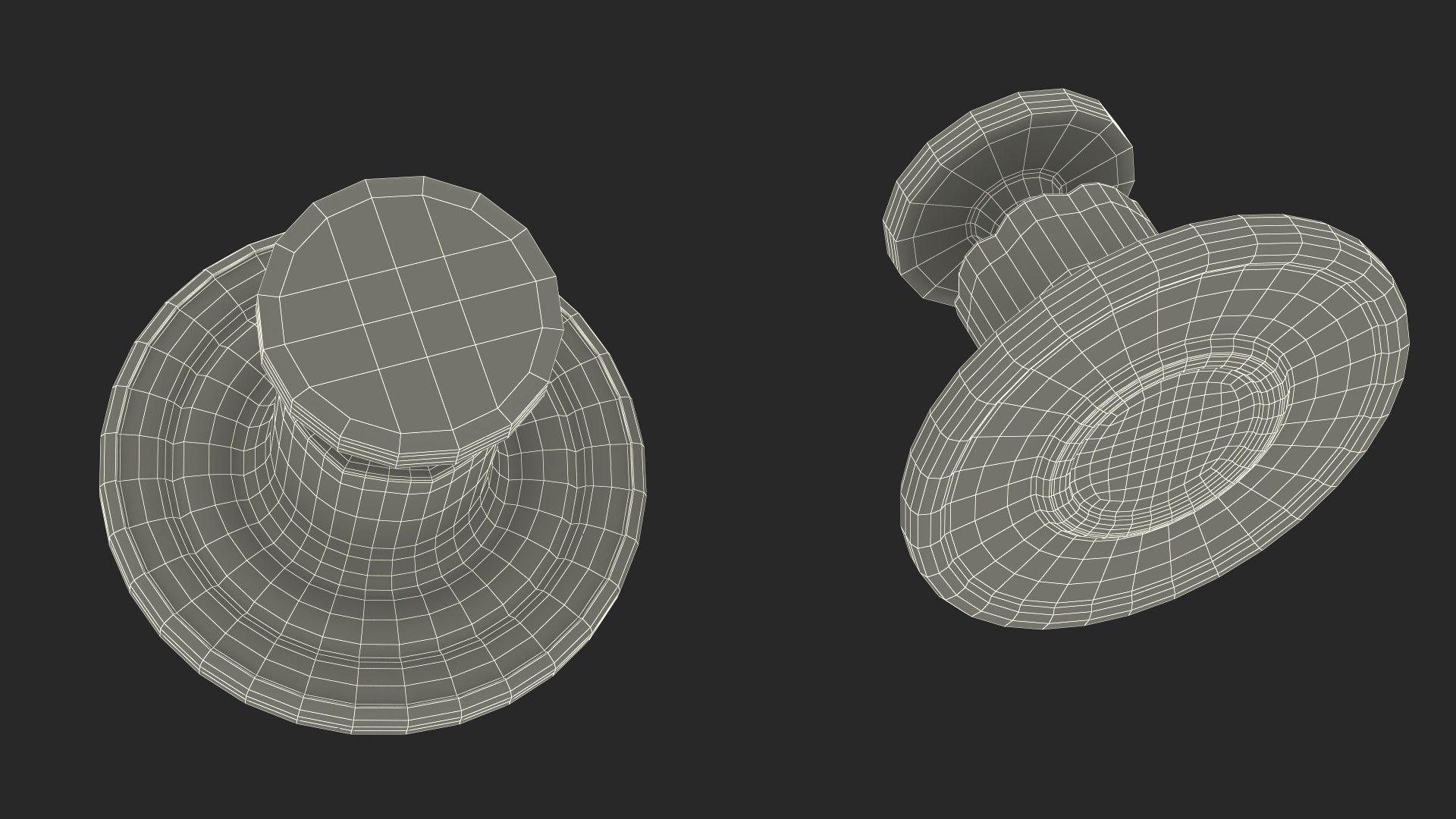 3D Graphite Metal Rivet - TurboSquid 2388827
