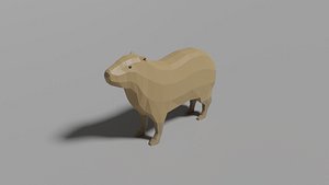 Capivara Minecraft Modelo 3D - TurboSquid 2076228