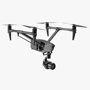 3D model Unmanned Aerial Drone