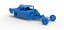 Front engine old school dragster with shell Version 12 Scale 1 to 25