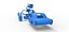 Front engine old school dragster with shell Version 12 Scale 1 to 25