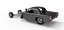 Front engine old school dragster with shell Version 12 Scale 1 to 25