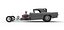 Front engine old school dragster with shell Version 12 Scale 1 to 25