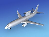 Boeing E-8 Posiedon Bare Metal