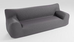 3D model Stylish sofa with a unique design