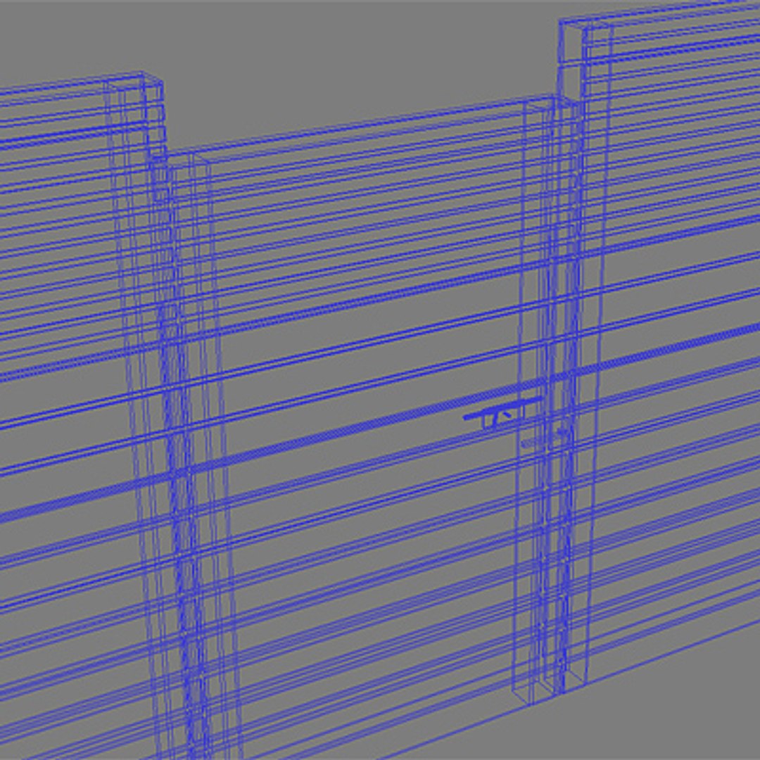 Fence Gate 3d Model
