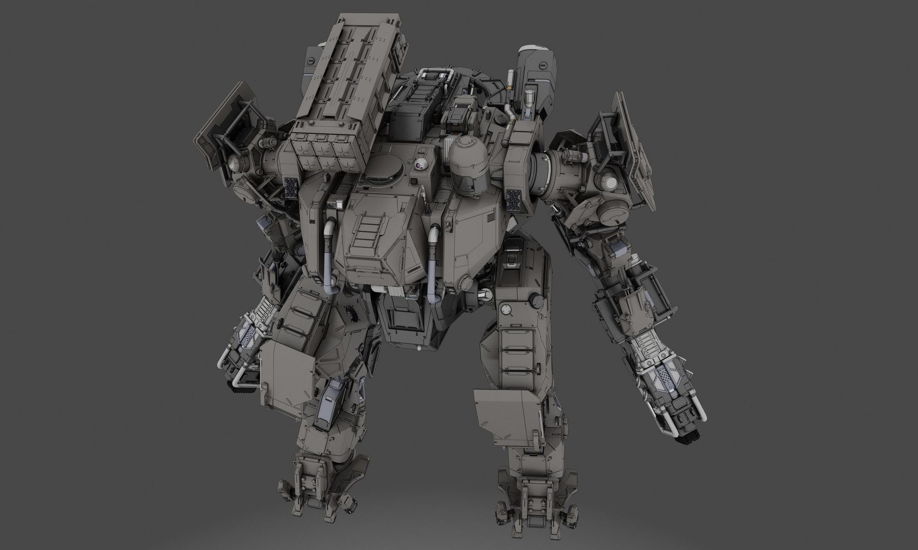 Mech Mecha Robot Model - TurboSquid 1510708