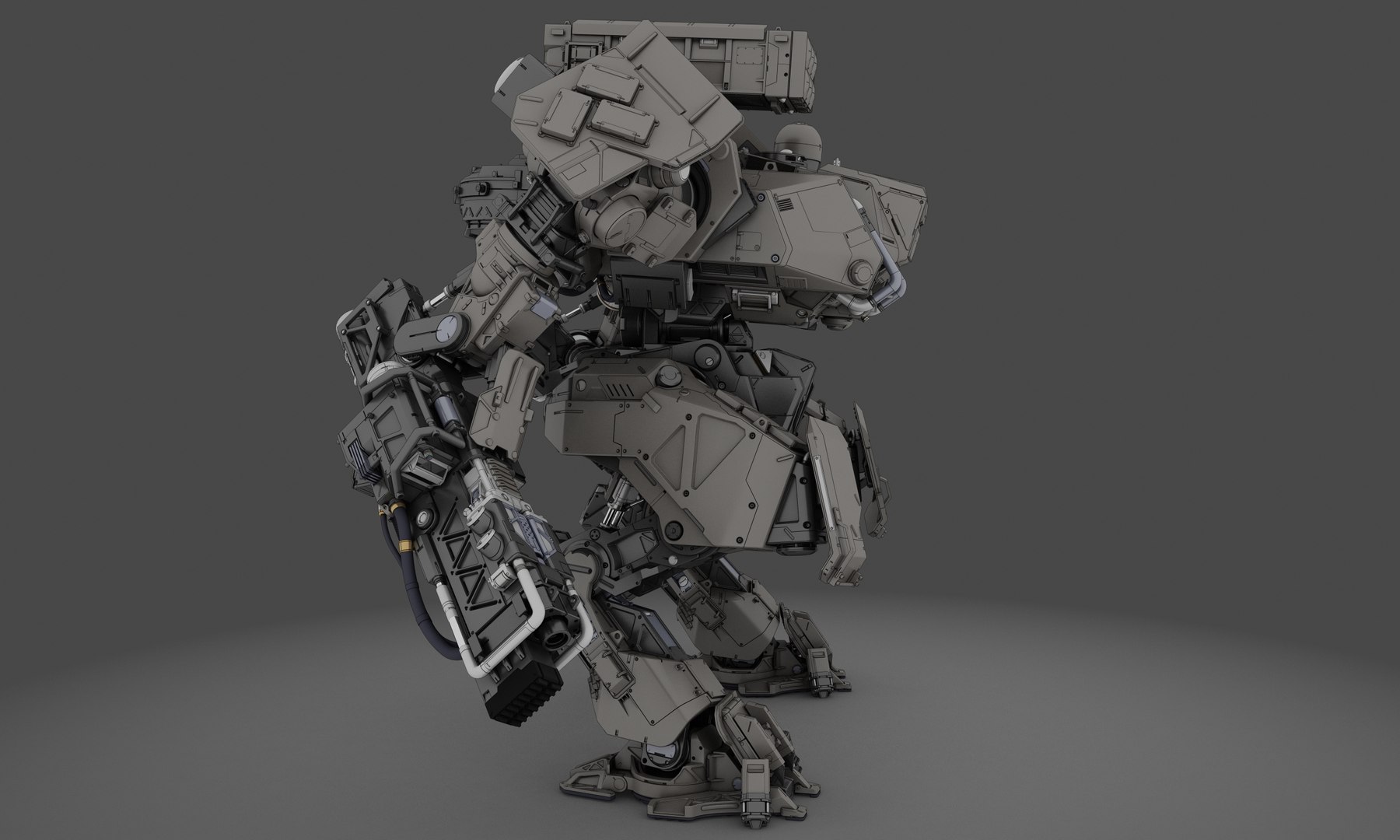 Mech Mecha Robot Model - TurboSquid 1510708