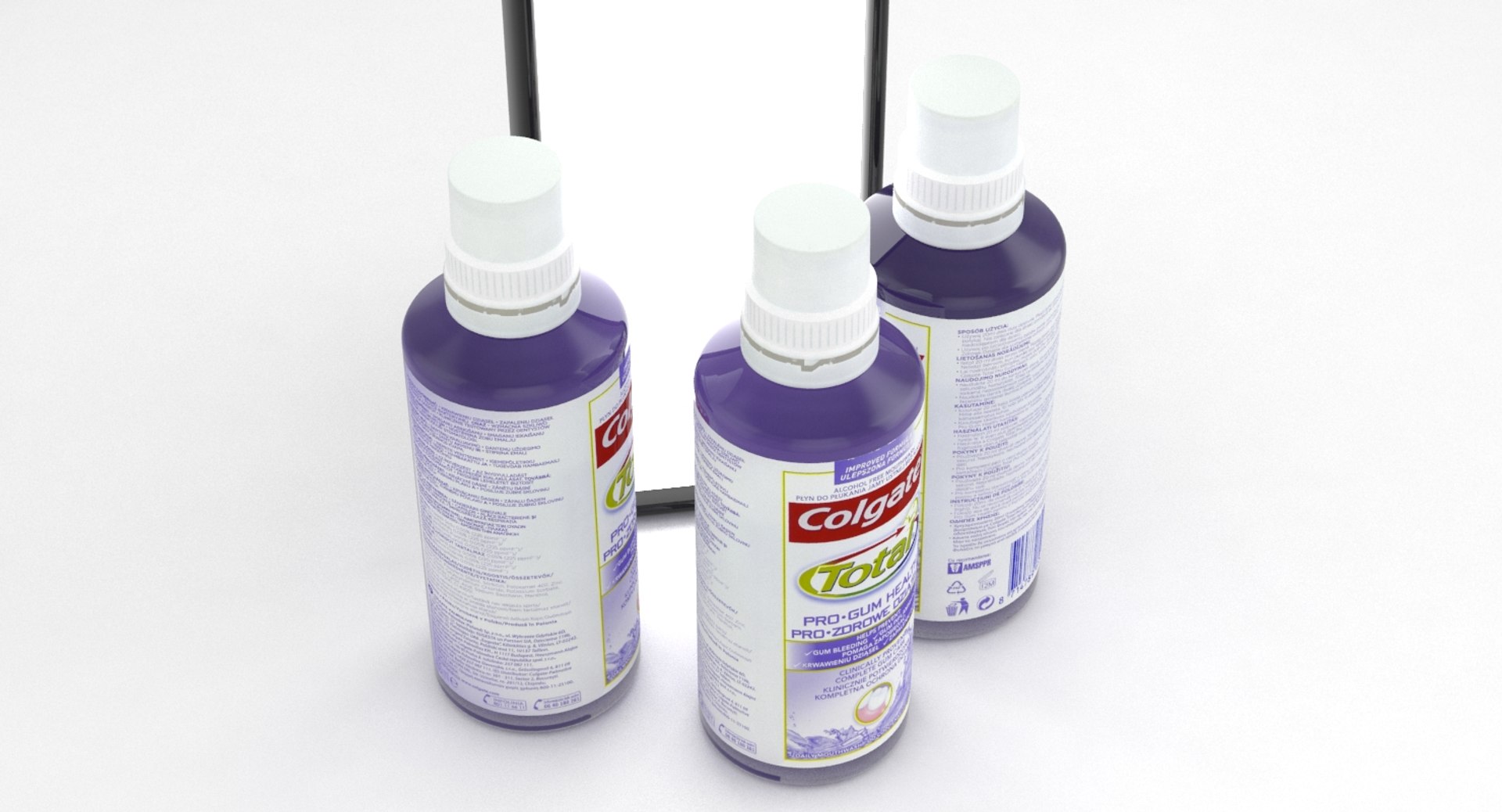 3D colgate total mouthwash - TurboSquid 1230150