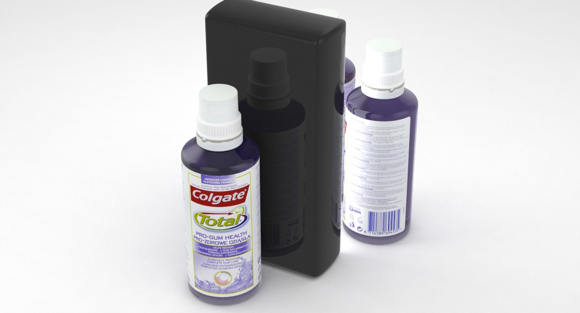 3D colgate total mouthwash - TurboSquid 1230150
