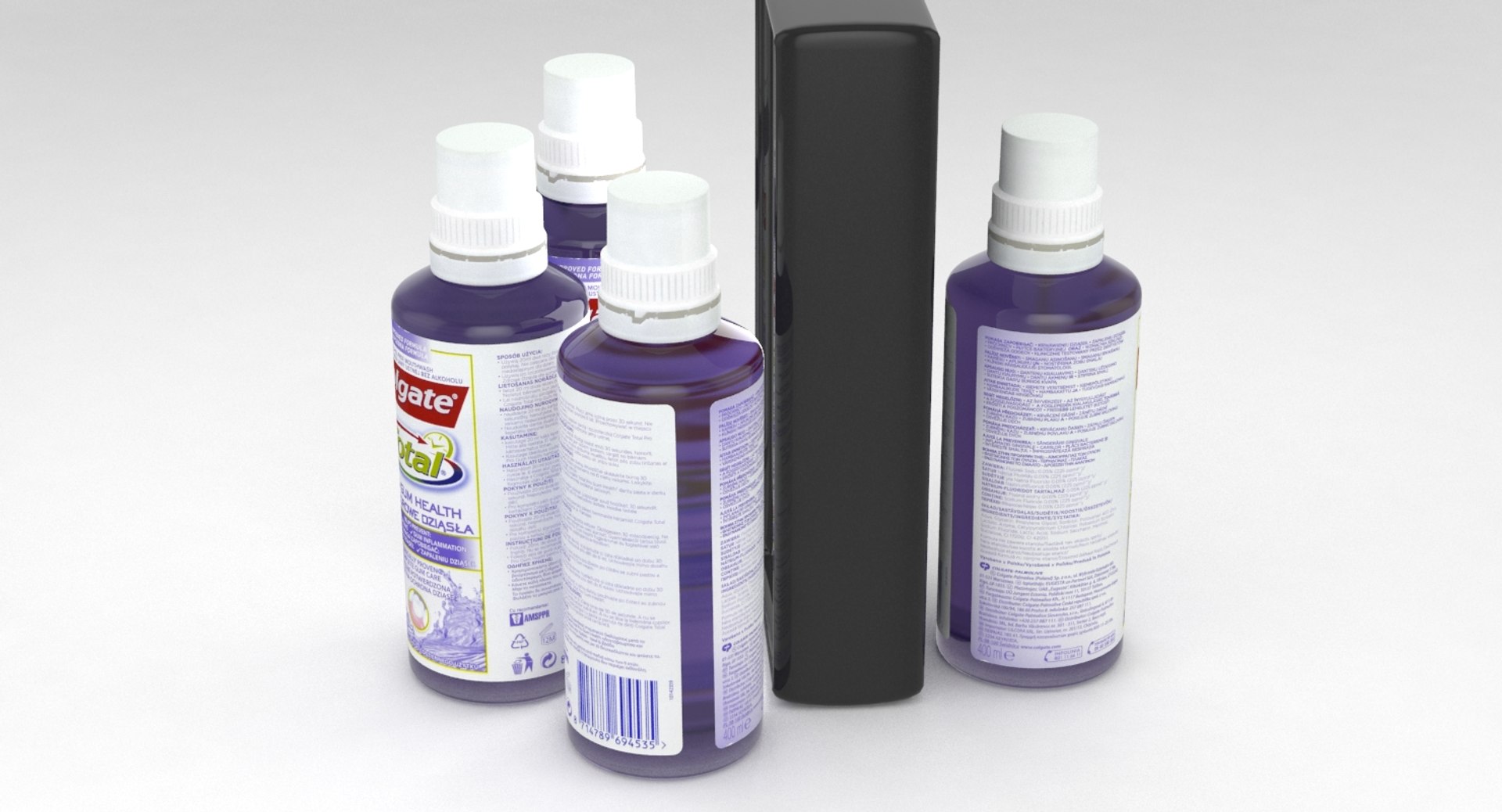 3D colgate total mouthwash - TurboSquid 1230150