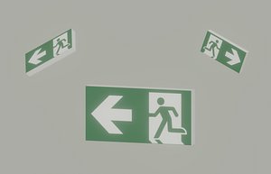 Exit Sign 3D
