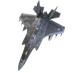 3D fighter airplane lockheed model