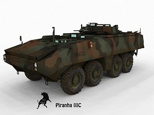 3d model piranha marines
