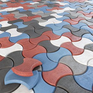 3D Paving decor n32 model