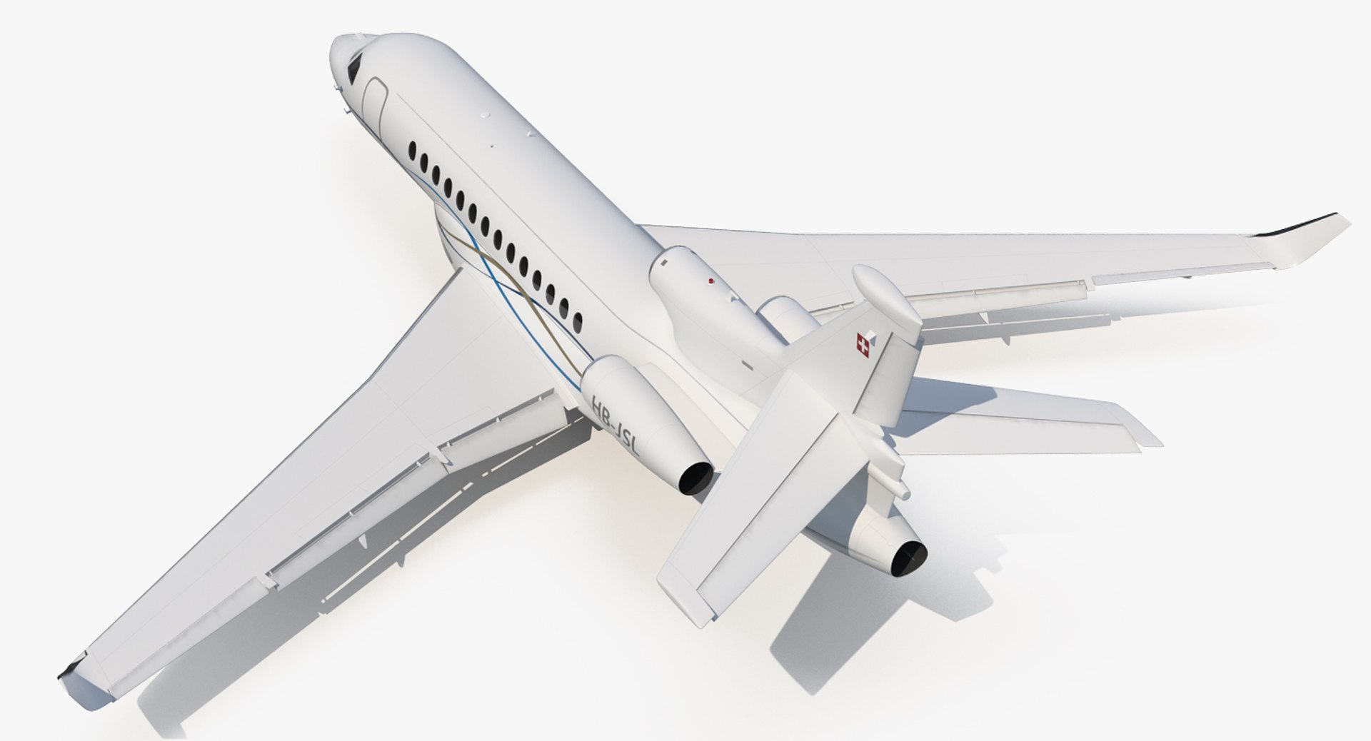 3D Business Long Range Trijet | 1146159 | TurboSquid