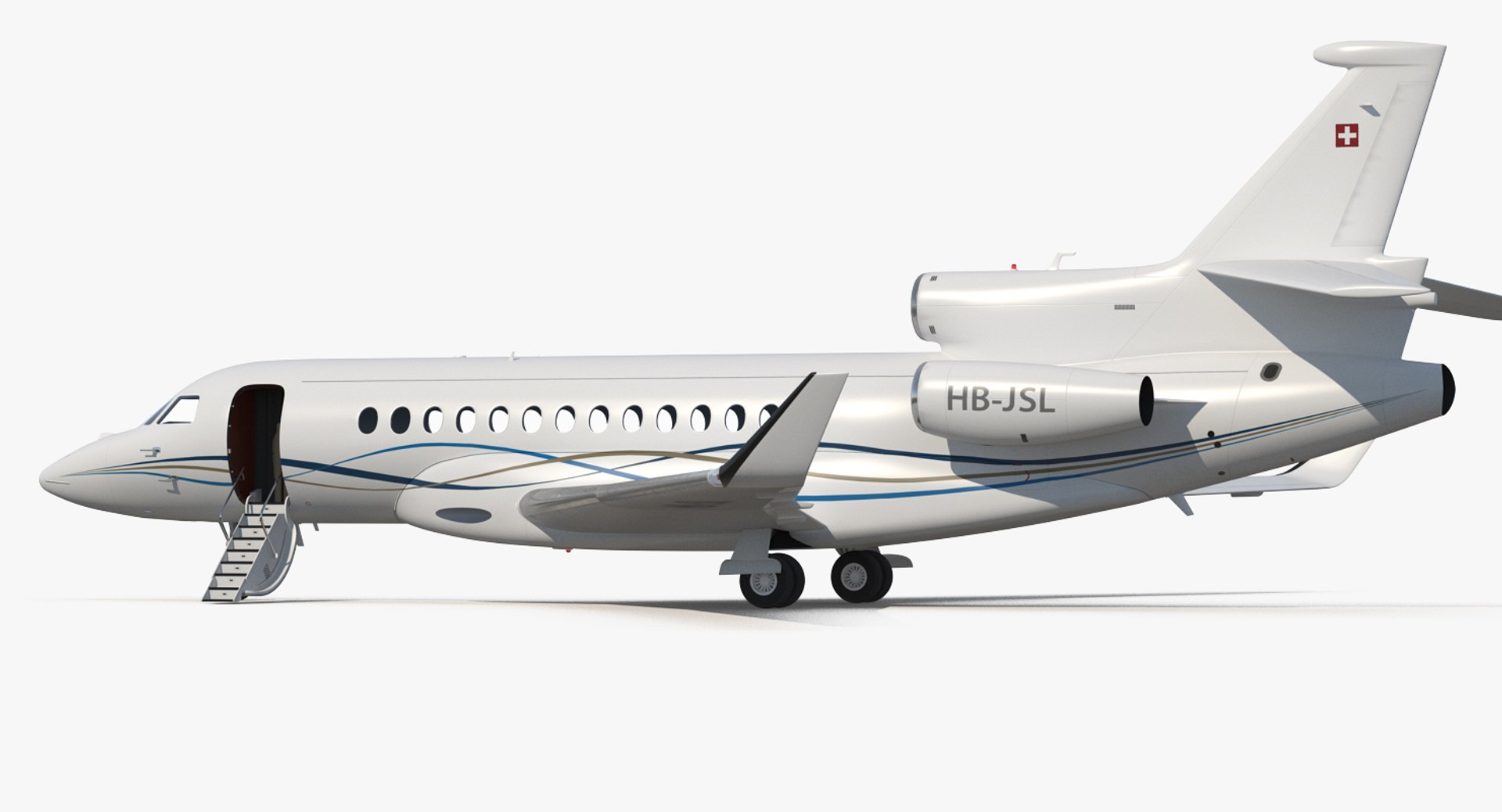 3D business long range trijet | 1146159 | TurboSquid