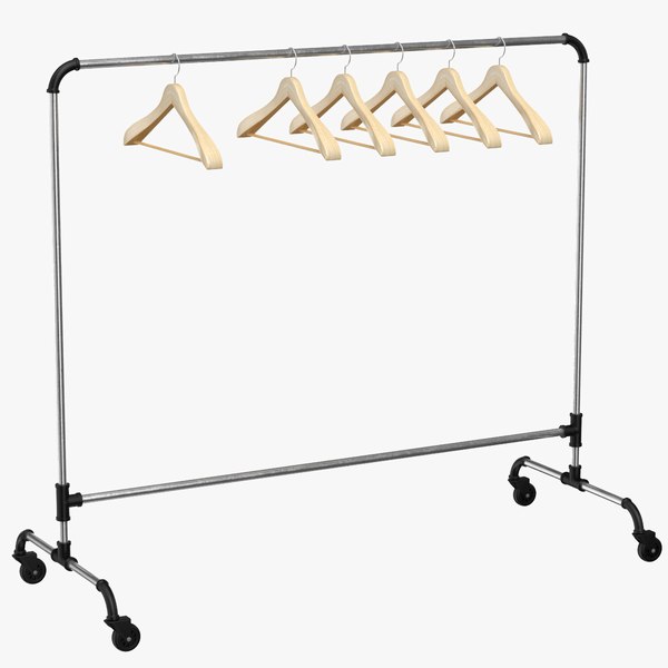 Clothes Display Rack 3D model