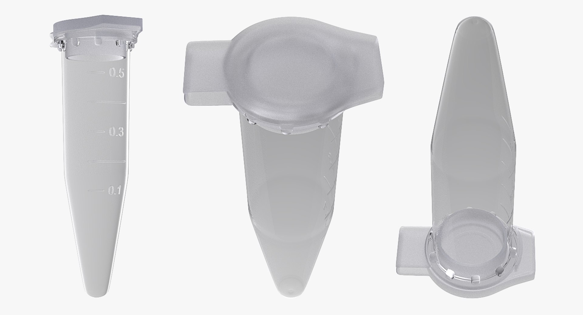 3D Model Pile Test Tubes - TurboSquid 1278342