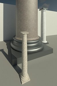 Doric-roman, Tuscan column, triglif - parametric