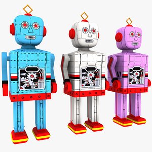 3ds max toy robot