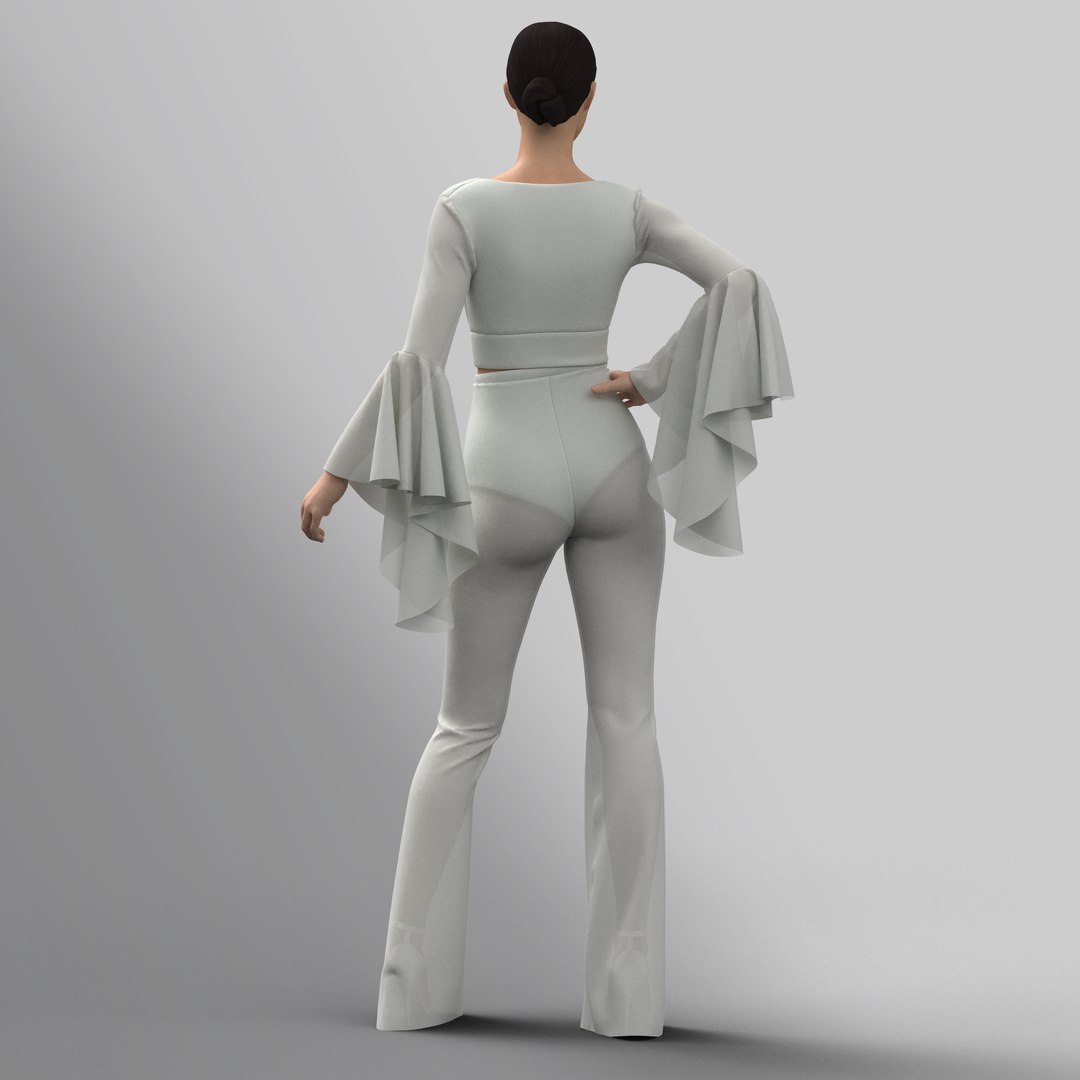 3D Blouse with flared-sleeve and trousers https://p.turbosquid.com/ts-thumb/Qk/gKH4Iw/Oq/blouse_1/png/1716645908/1920x1080/fit_q87/cda0cfb30592eb2705973bfff93c8c986829cf67/blouse_1.jpg