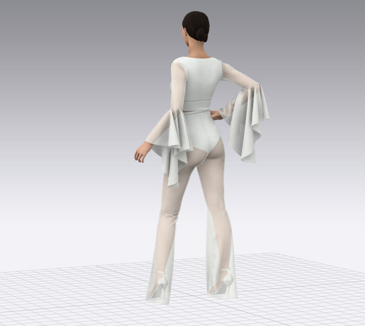 3D Blouse with flared-sleeve and trousers https://p.turbosquid.com/ts-thumb/Qk/gKH4Iw/Os/screenshot20240525181049/png/1716646327/1920x1080/fit_q87/a374c867acfc572cbd8292d61b764a60112b64e9/screenshot20240525181049.jpg