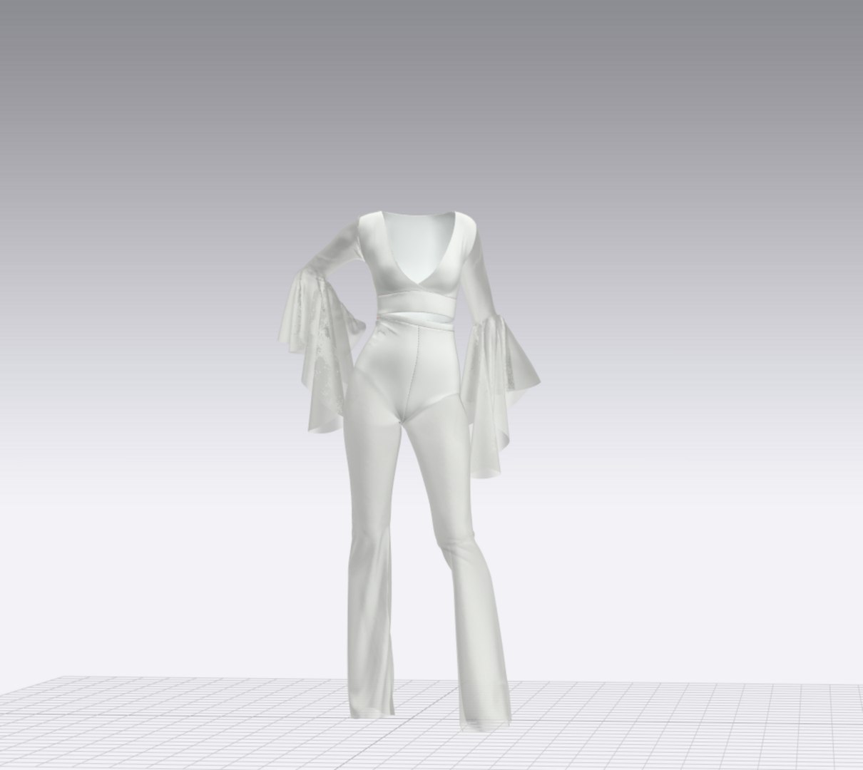 3D Blouse with flared-sleeve and trousers https://p.turbosquid.com/ts-thumb/Qk/gKH4Iw/bI/screenshot20240525180531/png/1716646019/1920x1080/fit_q87/f7750839872d9e656b2123418c263a0f58519bca/screenshot20240525180531.jpg