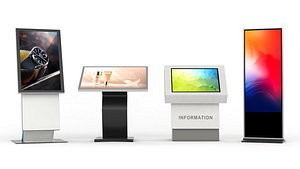 3D Electronic Kiosk Collection model