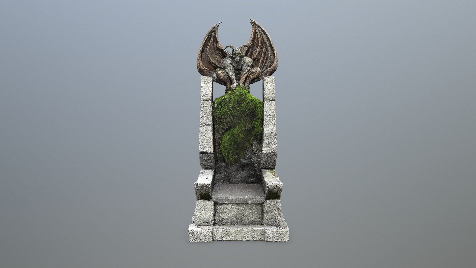 Devil Stone Throne Model - TurboSquid 2275814