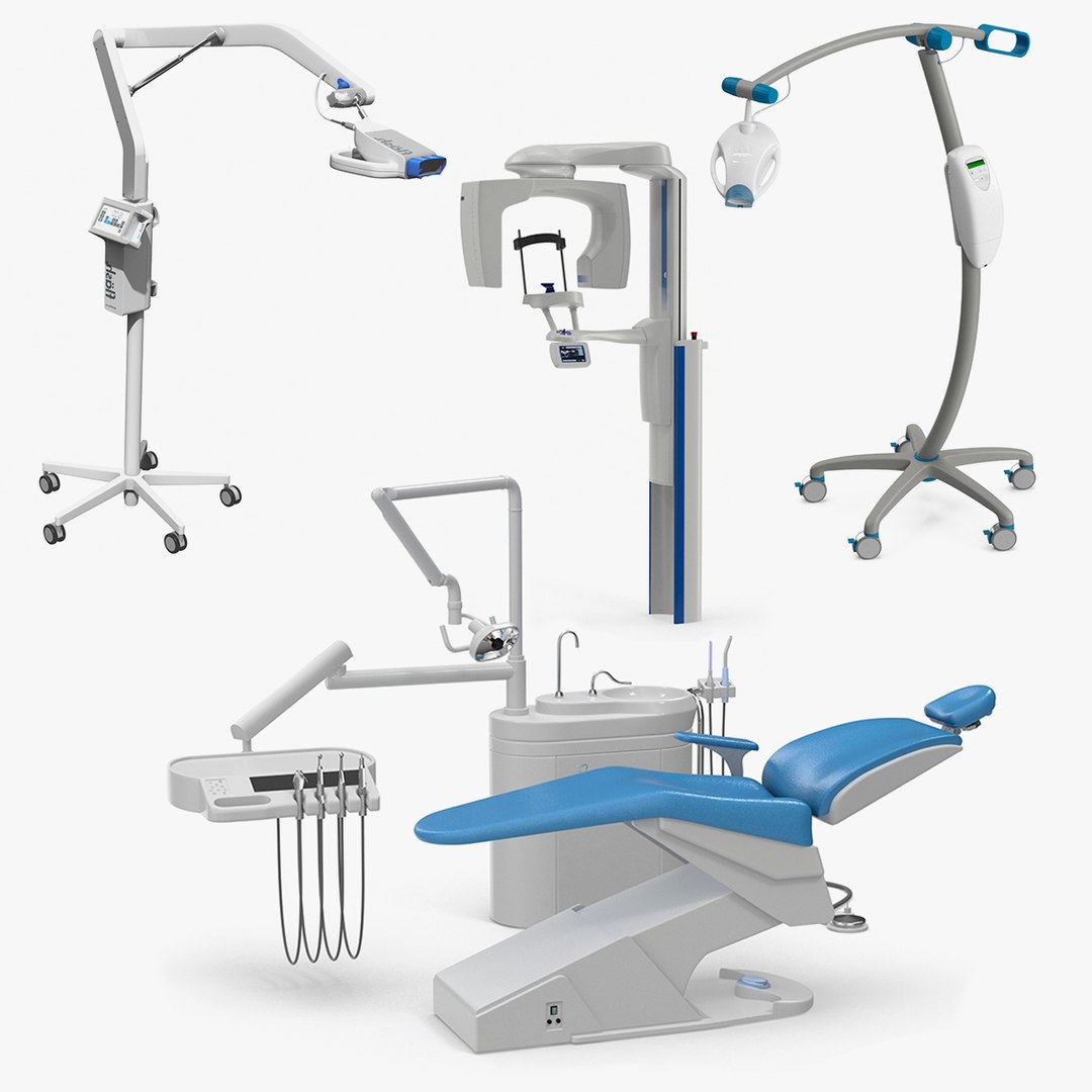 Dental Equipment Collection 4 3D model preview