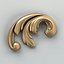 Carved decor corner 005
