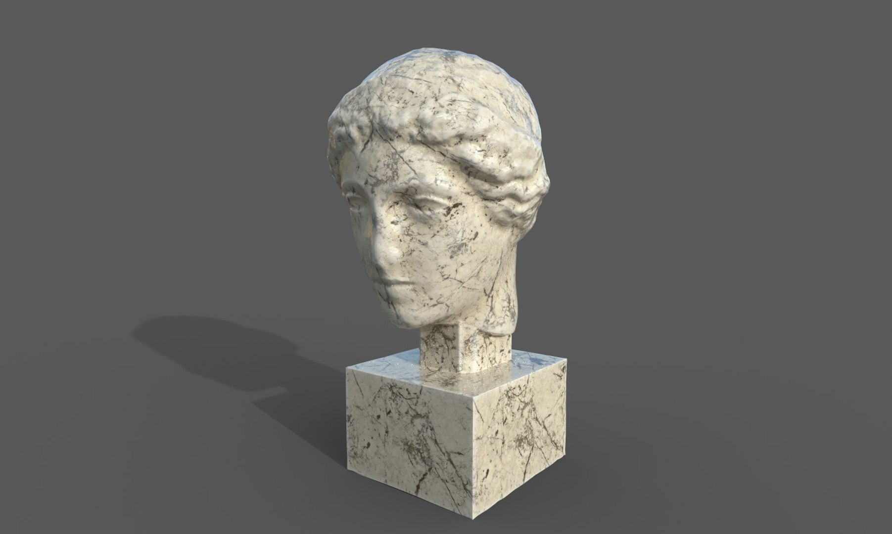 Head Of Aphrodite Model - TurboSquid 1822097