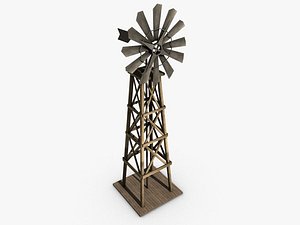 3d windmill wind model