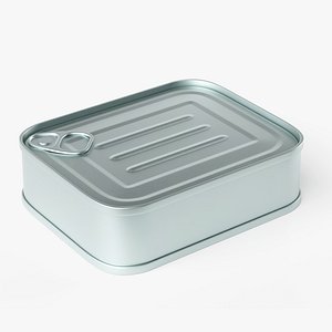 Aluminium Food Can Square PBR