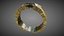 Contemporary designed ring with morion stone