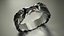 Contemporary designed ring with morion stone