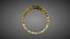 Contemporary designed ring with morion stone
