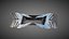 Contemporary designed ring with morion stone