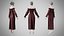 Robe 13 Velours Chocolat Avec Motif